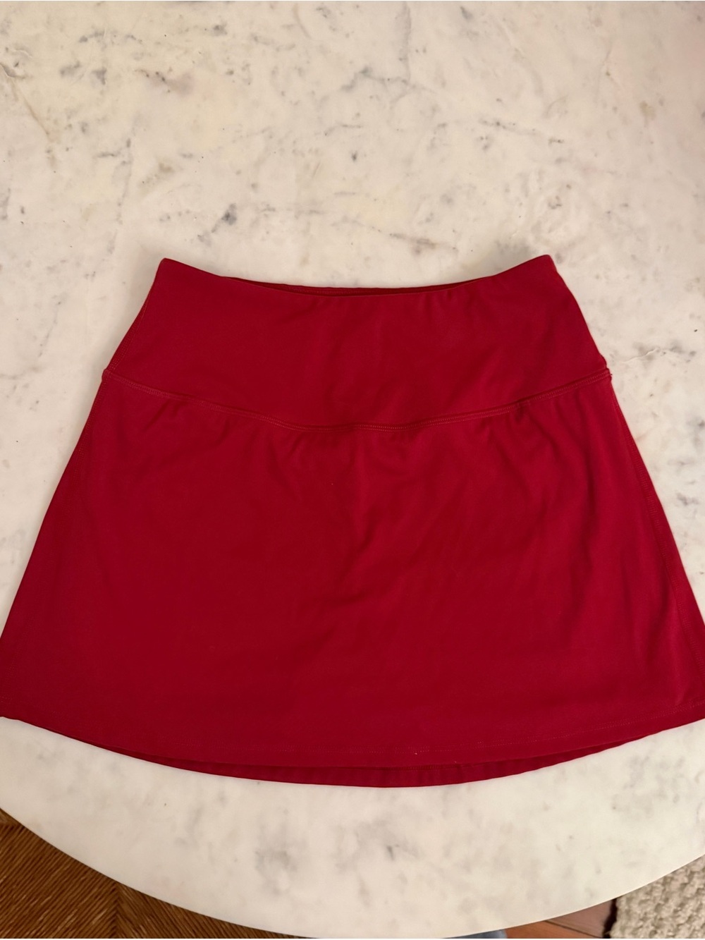 Red Tennis Skirt